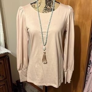 Dorose Elegant Cream Women's Top